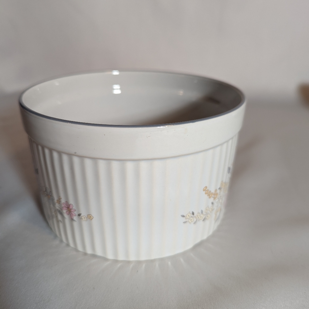 Rare Poole England Stoneware discontinued Fragrance Design Souffle Dish - Picture 2 of 5
